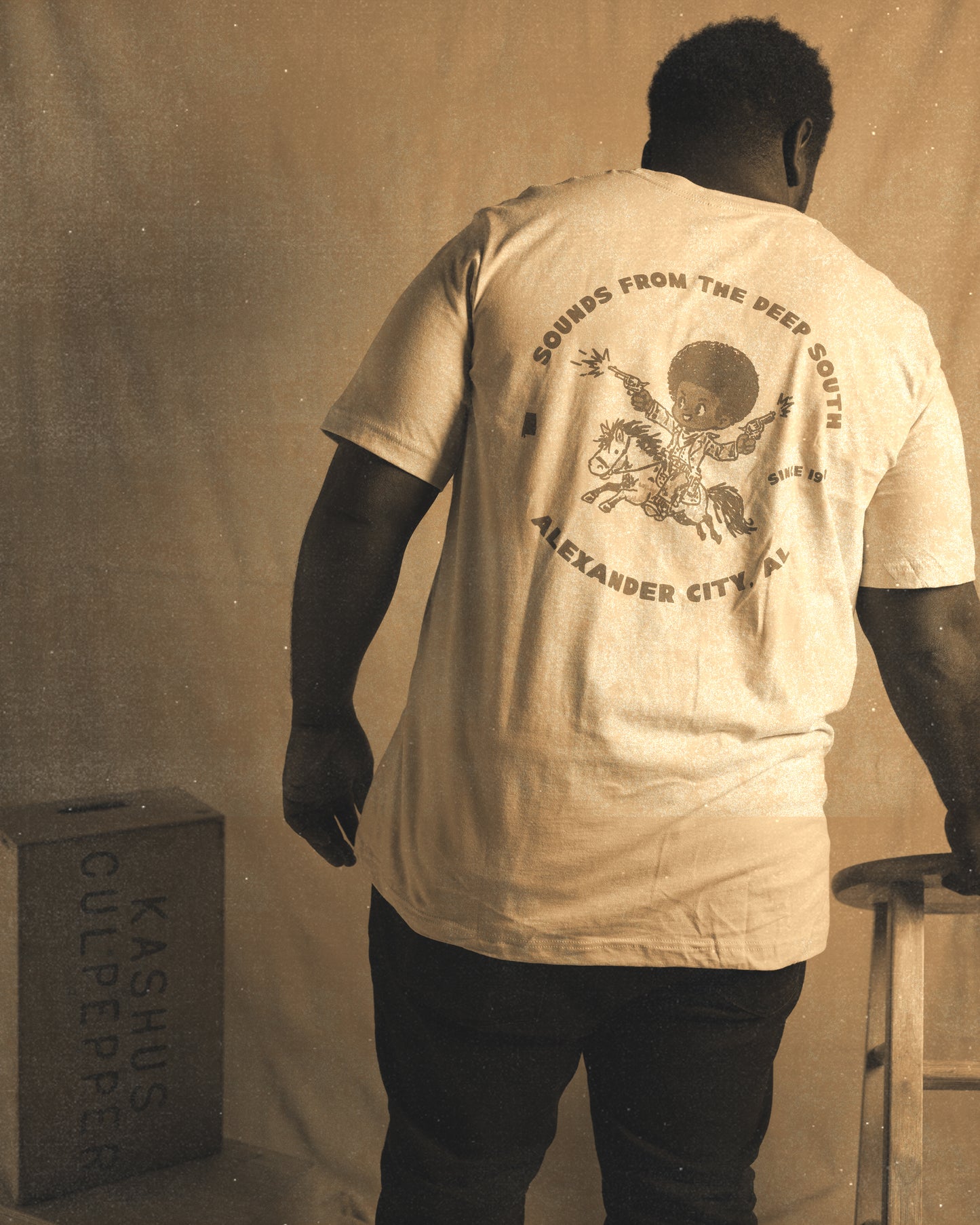 KASHUS CULPEPPER SOUNDS FROM THE DEEP SOUTH T-SHIRT (TAN)