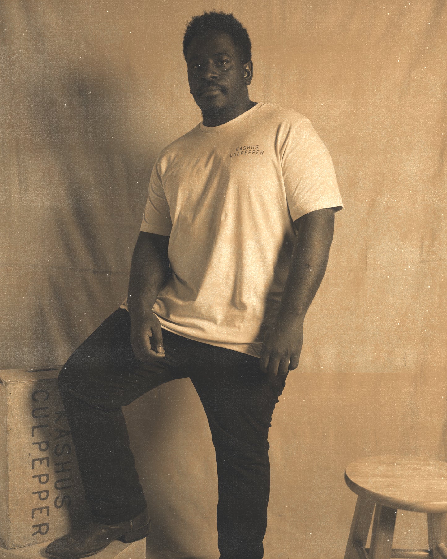 KASHUS CULPEPPER SOUNDS FROM THE DEEP SOUTH T-SHIRT (TAN)