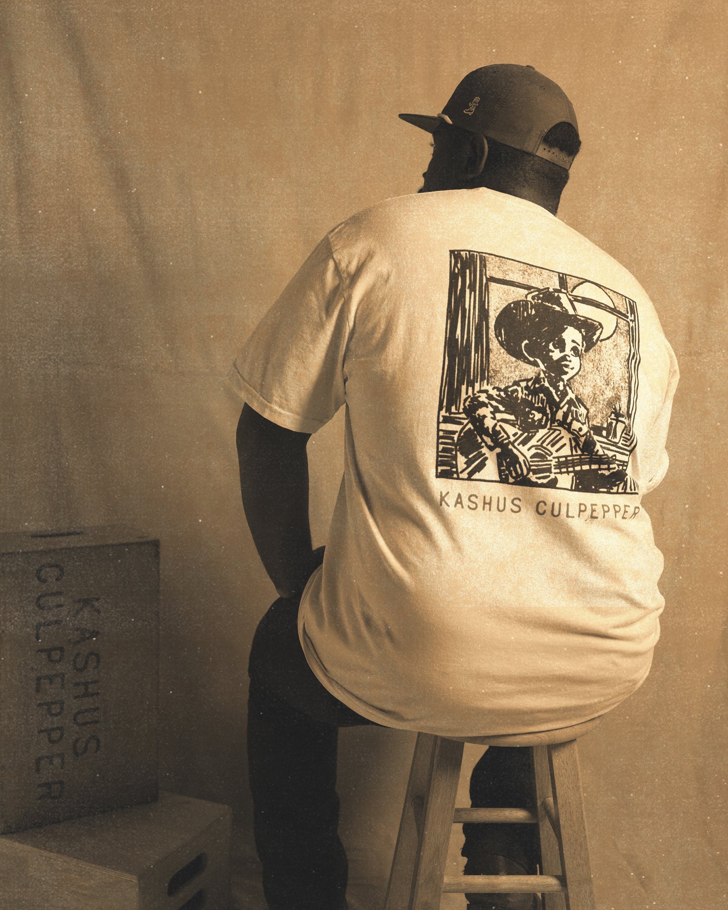 KASHUS CULPEPPER WHO HURT YOU T-SHIRT (IVORY)