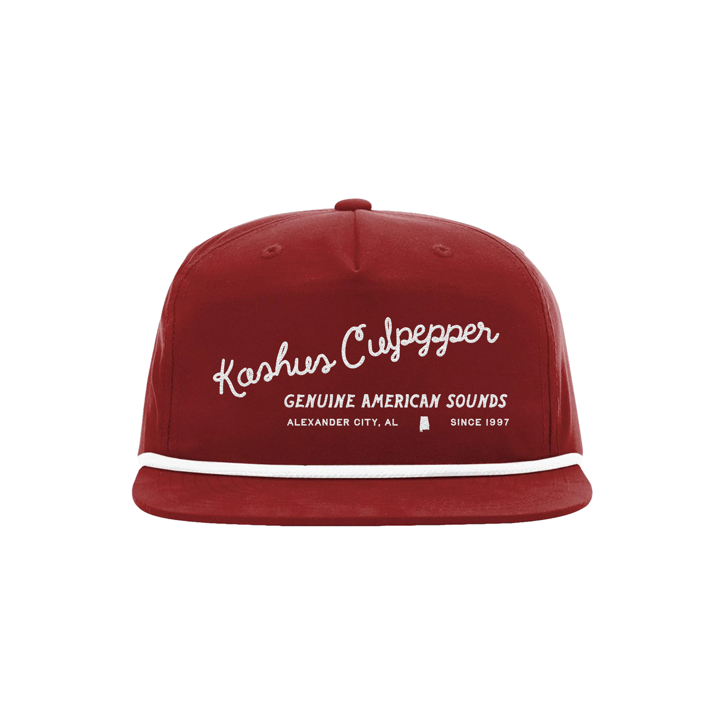 KASHUS CULPEPPER SCRIPT HAT (MAROON)