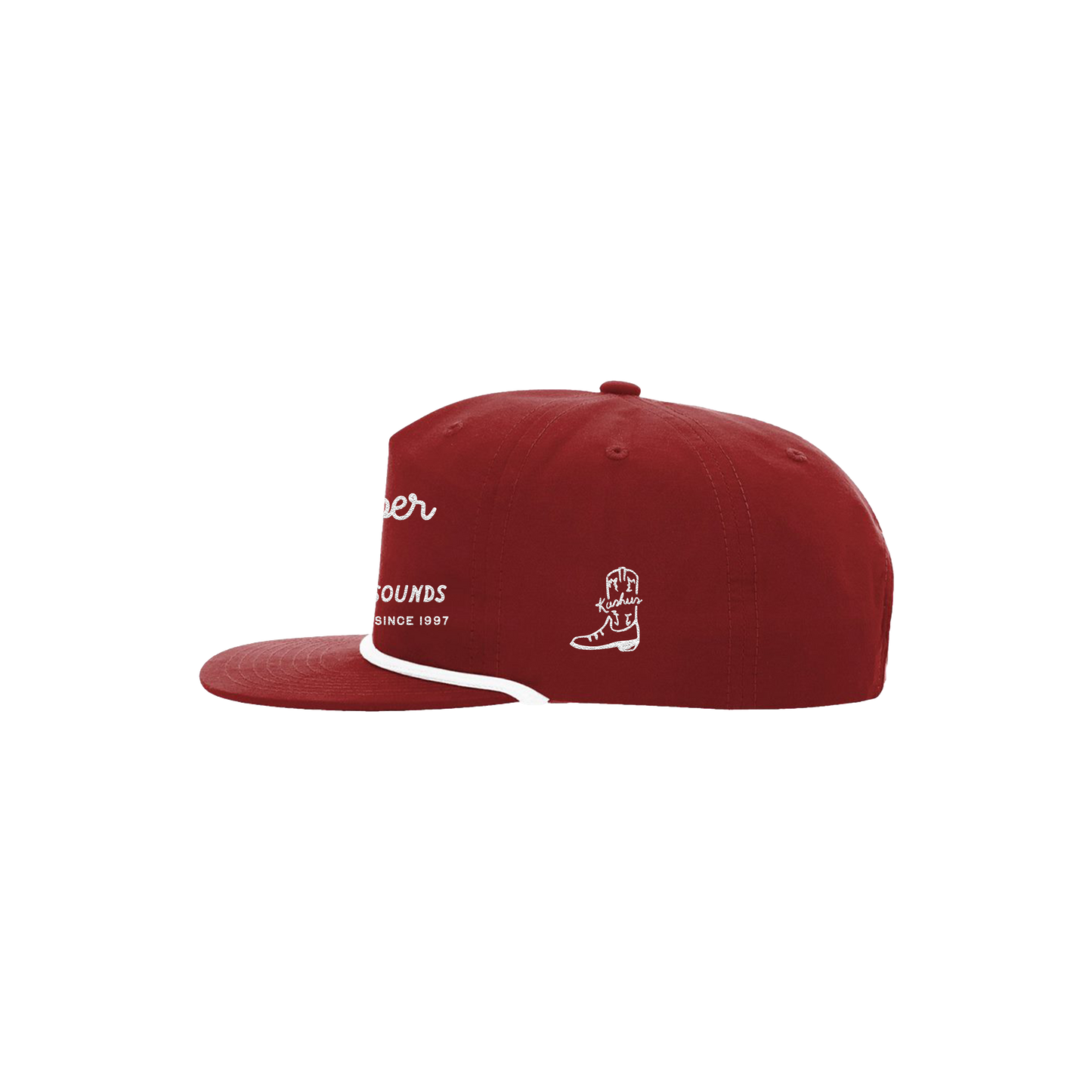 KASHUS CULPEPPER SCRIPT HAT (MAROON)