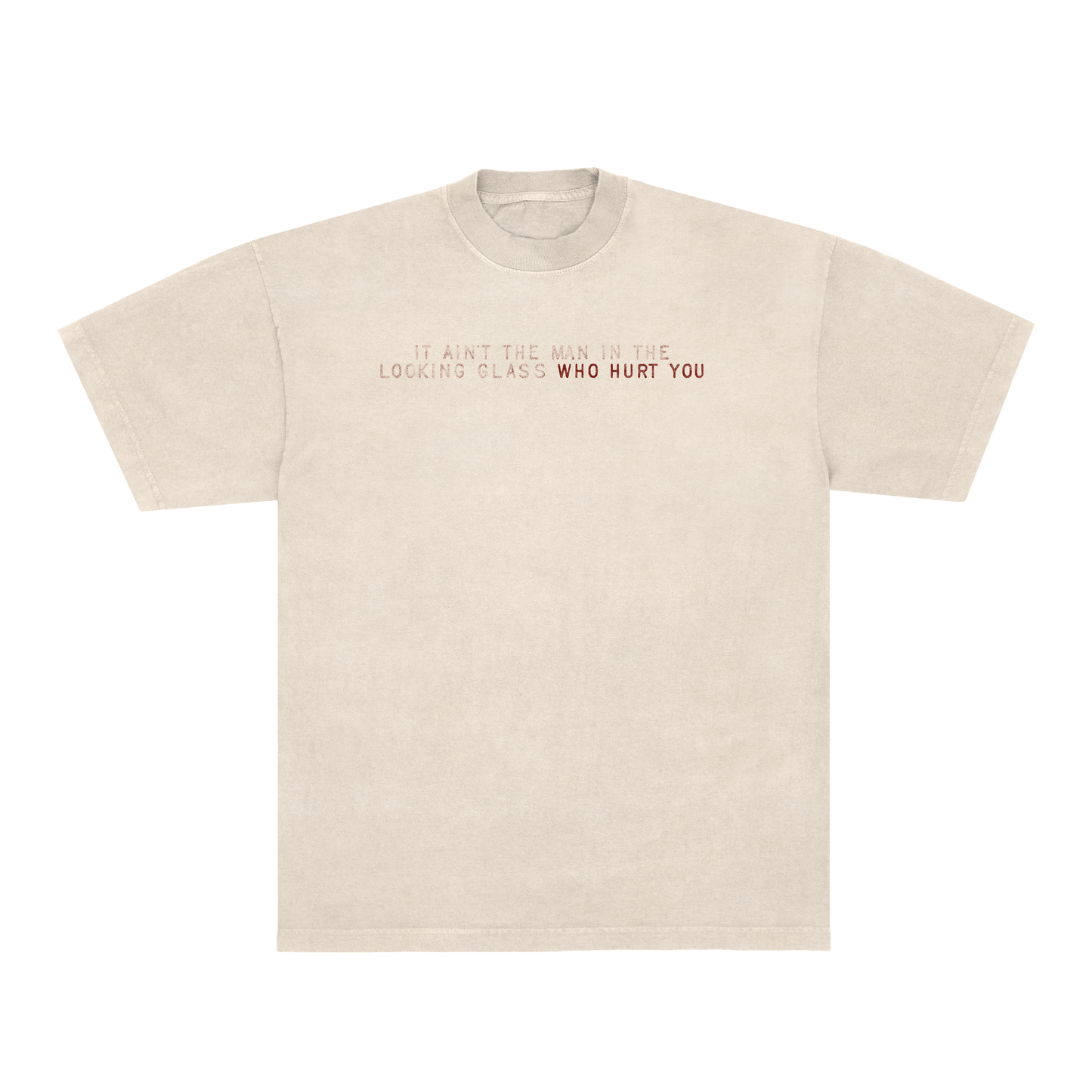KASHUS CULPEPPER WHO HURT YOU T-SHIRT (IVORY)